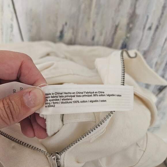 NWT Eloquii Denim White Jumpsuit Size 14 Gold Hardware $159 - Picture 8 of 13